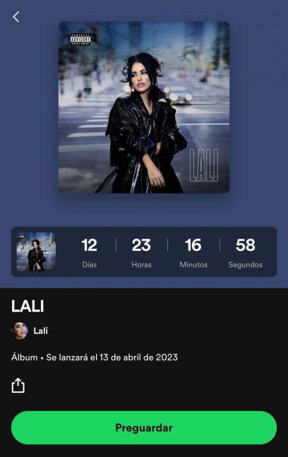 Lali adelantó información de su próximo disco: cuándo sale y cómo se llamará