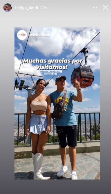 Daniela Celis y Thiago Medina visitaron a Marcos Ginocchio en Salta: los detalles