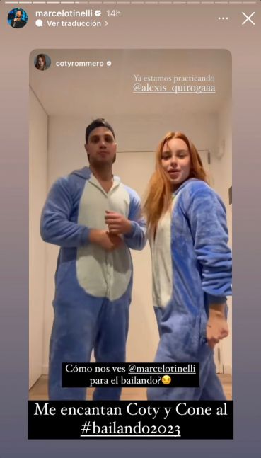 El divertido video de Coti Romero y Alexis Quiroga para participar en el Bailando 2023