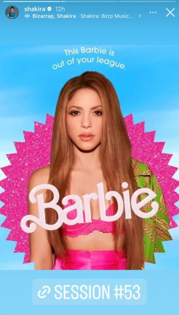 Las nuevas indirectas de Shakira a Piqué: “Esta Barbie está fuera de tu liga”