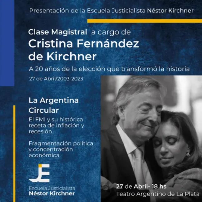 Confluencia interna en la Escuela Justicialista, el nuevo think thank que presenta CFK