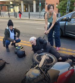 El terrible accidente automovilístico que presenció Wanda Nara con un motociclista