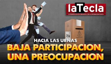 Baja participación, una preocupación