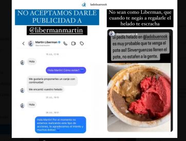 Martín Liberman quiso escrachar a una heladería, pero lo dejaron en ridículo a él