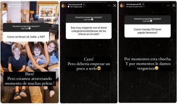 Paula Chaves confesó sus dramas con la maternidad: “Estamos atravesando muchas peleas”