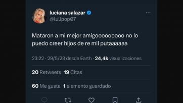 Luciana Salazar en estado de shock: 