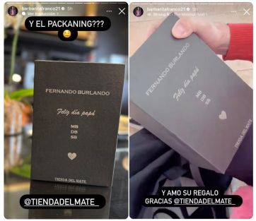 El distinguido regalo que le hizo Barby Franco a Fernando Burlando por el día del padre