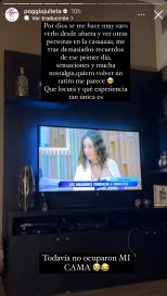 La inesperada reacción de Julieta Poggio al mirar Gran Hermano de Chile: 