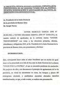 El sciolismo cumplió su amenaza y fue a la Justicia Electoral por el reglamento