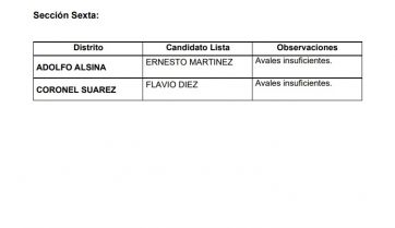 Distrito por distrito, todas las listas observadas de UP: quiénes son y los motivos