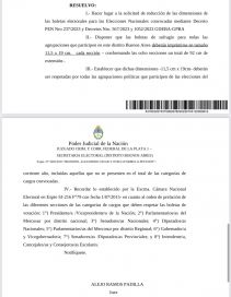 Boletas más chicas y registro de imprentas: las medidas que tomó la Justicia electoral