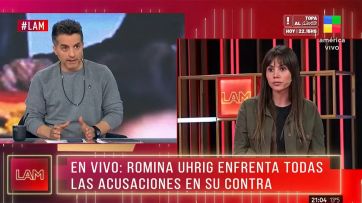 Romina Uhrig canceló su participación como angelita y crece la tensión con Ángel de Brito