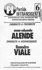 Todas las boletas desde 1983 hasta hoy