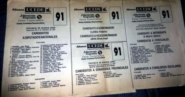 Todas las boletas desde 1983 hasta hoy