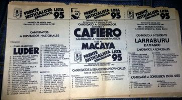 Todas las boletas desde 1983 hasta hoy