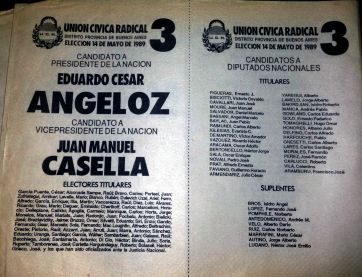 Todas las boletas desde 1983 hasta hoy