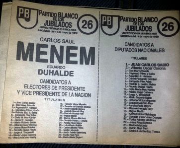 Todas las boletas desde 1983 hasta hoy