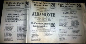 Todas las boletas desde 1983 hasta hoy