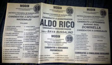 Todas las boletas desde 1983 hasta hoy