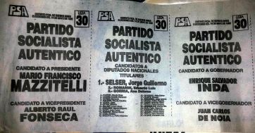 Todas las boletas desde 1983 hasta hoy