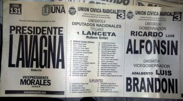 Todas las boletas desde 1983 hasta hoy