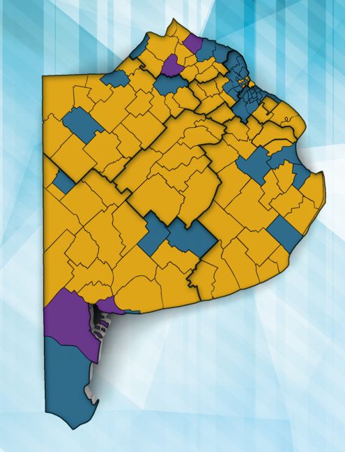 Los resultados a Presidente en los 135 municipios