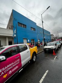 La Provincia instaló un comando en el Estadio Único para asistir a los evacuados por la tormenta