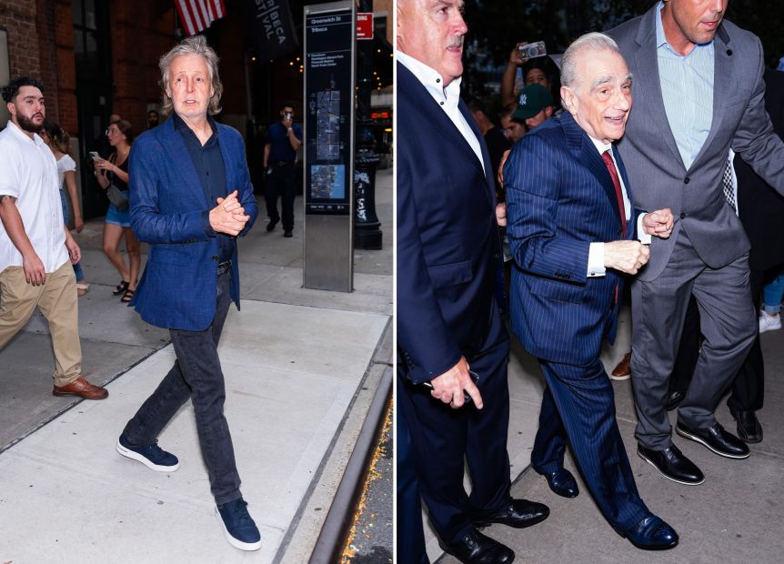 Robert De Niro festejó sus 80 años con Paul McCartney y Martin Scorsese en la lista de invitados