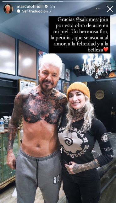 Marcelo Tinelli reveló el importante significado que tiene su último tatuaje