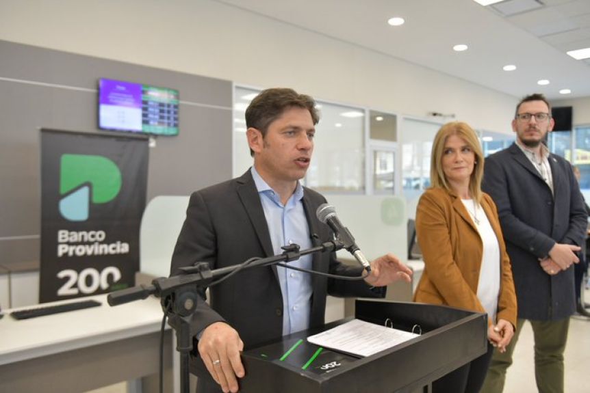 Kicillof anunció beneficio especial de Cuenta DNI y defenestró a sus oponentes