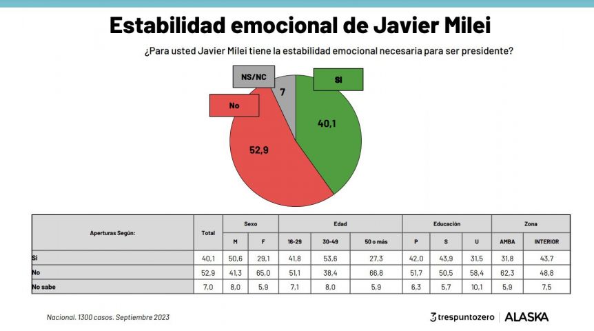 Estabilidad emocional de Javier Milei: ¿Tiene la necesaria para ser Presidente?