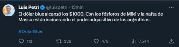 Martes negro para el dólar blue: cerró en $1.010 y marcó un nuevo récord histórico