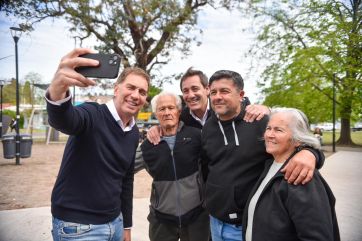 Santilli pasó por La Plata dio su respaldo a Garro y vaticinó un balotaje con Bullrich como protagonista