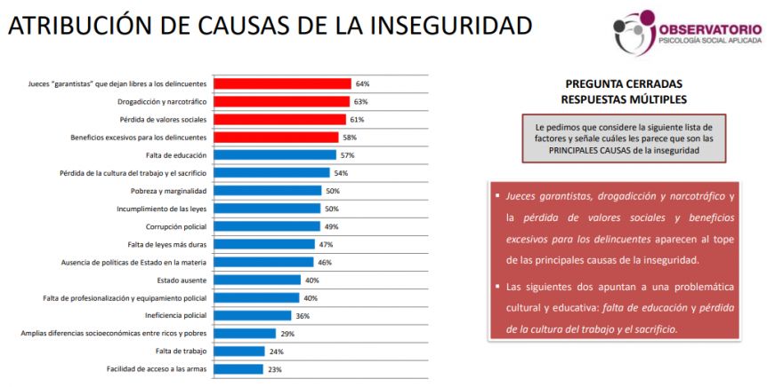 Encuesta: qué piensan y sienten los argentinos ante el flagelo de la inseguridad