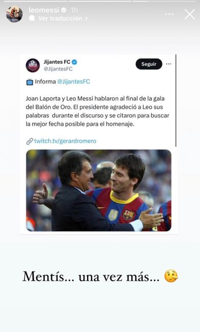 La categórica reacción de Lionel Messi tras ser relacionado con el presidente del Barcelona