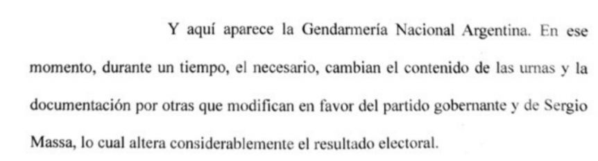 Luego de las acusaciones contra Gendarmería, la justicia electoral autorizó a fiscales de LLA a acompañar las urnas