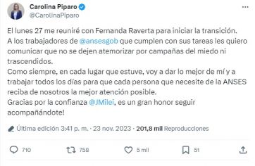 Cambios a cada rato: Piparo no va a Anses y Milei no viaja a EEUU