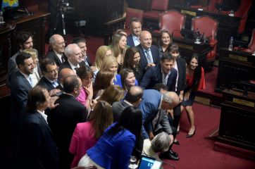 En fotos, todo lo mejor de la jura de los senadores electos