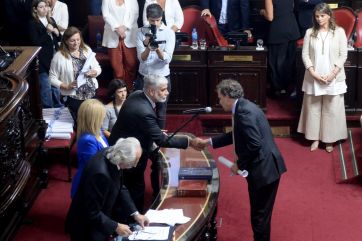 En fotos, todo lo mejor de la jura de los senadores electos