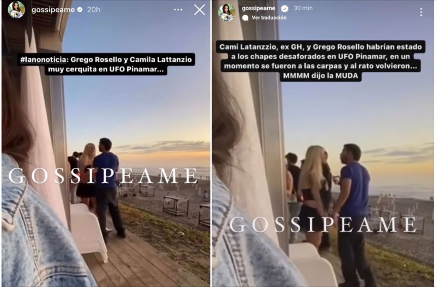 La pareja menos pensada: ¿Camila Lattanzio y Grego Rossello juntos?