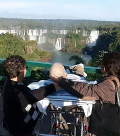 Tenía una enfermedad terminal y expresó su último deseo: conocer las Cataratas del Iguazú