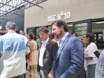 Kicillof respaldó el accionar de la policía y dijo que se trata de un caso 