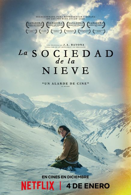 'La sociedad de la nieve' nominada a los Premios Oscar como mejor película internacional