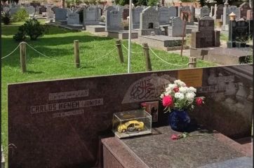 Profanaron las tumbas de Carlos Menem y su hijo en el Cementerio Islámico