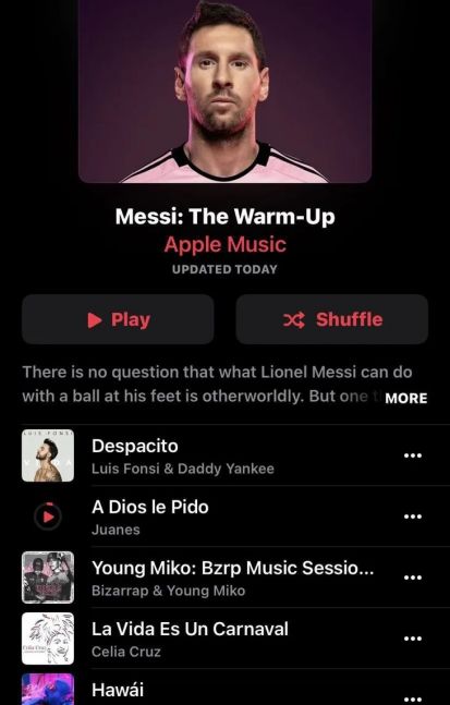 Se conoció la playlist de Lionel Messi: estos son los hitazos que escucha el diez
