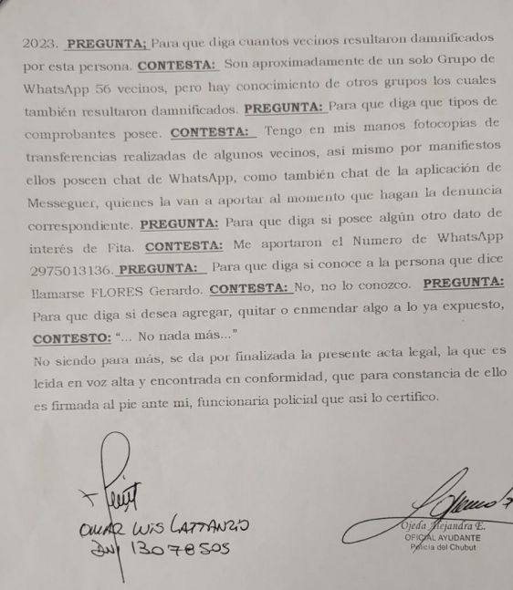 Escándalo en Chubut: investigan a la hermana de un diputado por presuntas estafas con viviendas