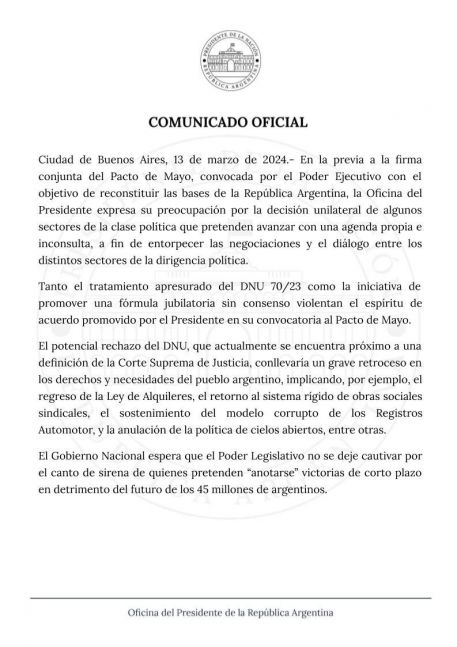 Se pudrió todo: Javier Milei apuntó contra la vicepresidenta Victoria Villarruel