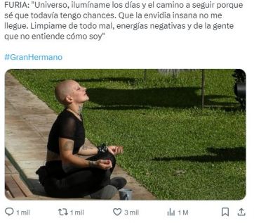 Furia se mostró haciendo rituales místicos para seguir en Gran Hermano