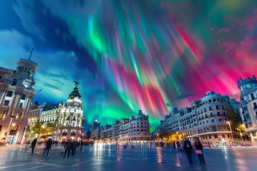 Por la tormenta solar, las auroras son protagonistas este fin de semana