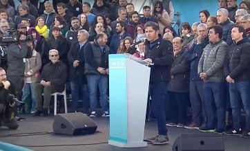 Kicillof pidió “construir una alternativa popular a esta política de hambre”